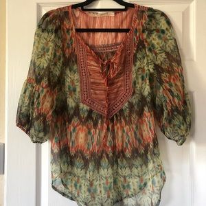 Anthropologie top Xs